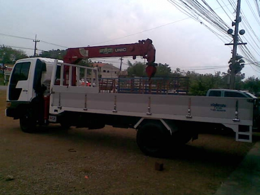 ขายรถ 6 ล้อ ฮีโน่ติดเครน ยูนิค 2.5 ตัน 5ปลอก รถสวย พร้อมทะเบียน พร้อมโอน