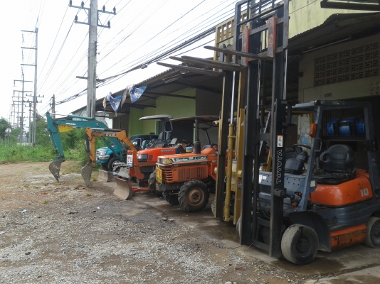 ขายรถขุด ฟอล์คลิฟต์ รถไถทั้งเก่าไทยและเก่านอก