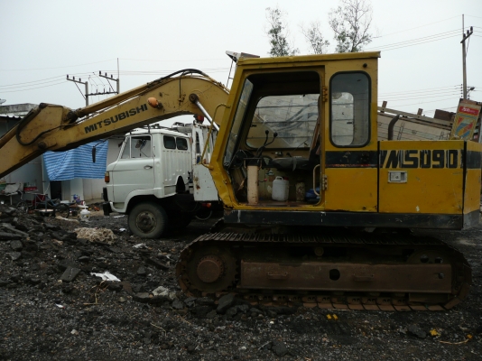 MITSUBISHI  MS090-8 กระบอกคู่ เท่า PC 100 ตักใส่10ล้อได้สบาย