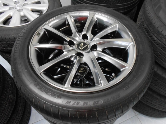 ขายล้อโครม วาเลนซ่า ขอบ16 4/100 พร้อมยางมิชลิน ปี 11/เทิร์นได้-ใส่ฟรีค่ะ