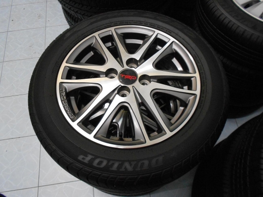 ขายล้อแม็ก Vios TRD ขอบ 15 พร้อมยางปี 11/เทิร์นได้-ใส่ฟรีค่ะ