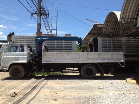 รถ 6 ล้อ ISUZU ติดเครน 3 ตัน รุ่น FRR11L เลขเครื่อง 6BD1-382244 เทอร์โบ เลขตัวรถ FRR11L-3470466  กระบะยาว 5.50 เมตร