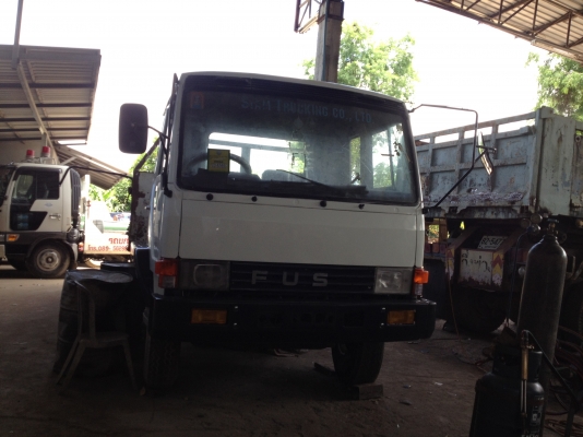 รถ 6 ล้อ MITSUBISHI  รุ่น FK415K  เลขเครื่อง 6D15-389688 เทอร์โบ  เลขตัวรถ FK415K-520604 กระบะยาว 5.50 เมตร