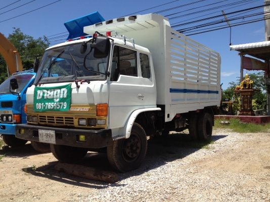 รถ 6 ล้อดั๊มเกษตร HINO กระบะยาว 4.50 เมตร เลขตัวรถ KL340-49978 เลขเครื่อง EH700-186200