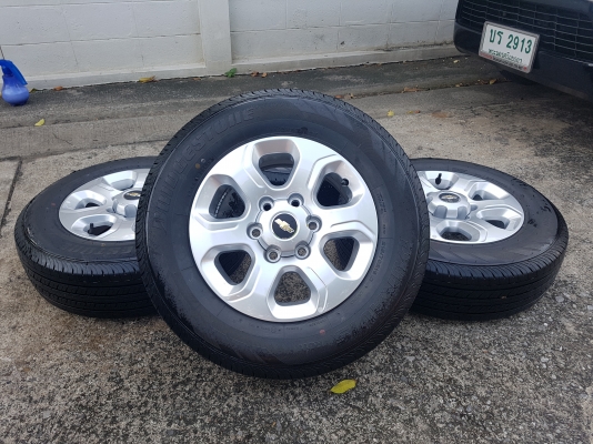 ล้อเชฟขอบ 16พร้อมยางป้ายแดงปี17