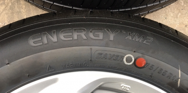 แม็กป้ายแดง Honda Brio Amaze พร้อมยางMichelin 175-65-14 ปี17