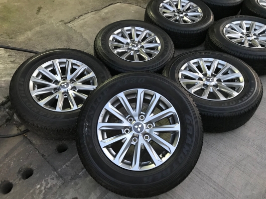 แม็ก Mitsu New Triton Plus ขอบ17 พร้อมยาง 245-65-17 ปลายปี14