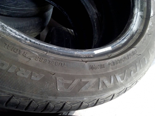 185/55R15  BRIDGESTONE POTENZA AR-10 ชุด 4 เส้น  tel. 081-427-3941