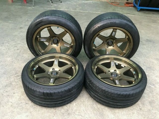 ล้อกระบะTE37 5รู ขอบ18 หน้า 9.5 หลัง 10.5 พร้อมยาง ดอกเต็ม ลึก ใช้ได้อีกนาน ล้อสวยมาก ล้อกระบะTE37 5รู ขอบ18 หน้า 9.5 หลัง 10.5 พร้อมยาง ดอกเต็ม ลึก ใช้ได้อีกนาน ล้อสวยมาก