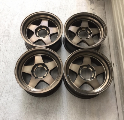 ล้อลายBradley V 16x8 off 0 สภาพสวย สีเดิมๆ4วง