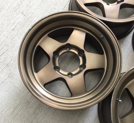 ล้อลายBradley V 16x8 off 0 สภาพสวย สีเดิมๆ4วง