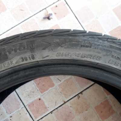 ขายยาง 215-45-18 GOODYEAR DIRECTION5 ปี3616 สวยๆ (1คู่)