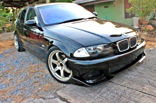 ขาย/แลก/เทิร์น E46 318i ปี02 เครื่องเดิม เกียร์ออโต้ชุดแต่ง M3 รอบคัน 238,000