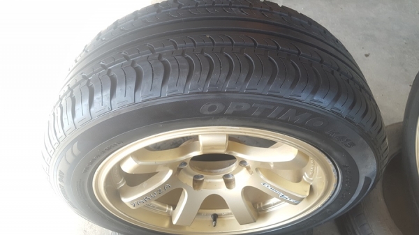 ล้อมือ2 RX7 ขอบ17 หน้า7.5 ยาง215/55/17  4 ล้อ