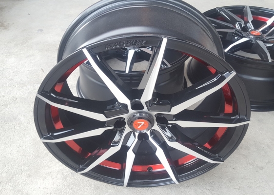 ล้อมือ2 NIJA ขอบ17 4รู100 กว้าง7.5  4 ล้อ