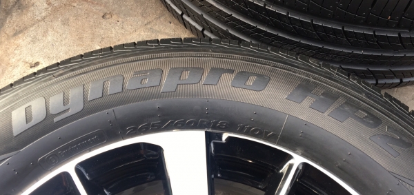 ล้อแม็ก Mitsu All New Pajero Sport ตัวท๊อป ขอบ 18 พร้อมยางป้ายแดง 265-60-18 ปี 17