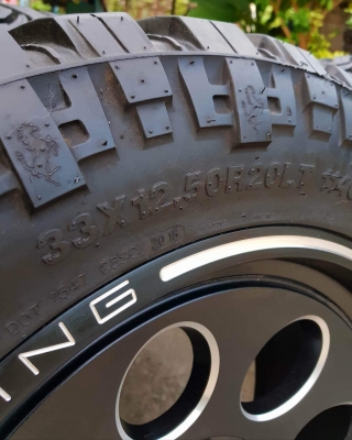 ขายล้อหยดน้ำขอบ 20 พร้อมยาง Mud 33"