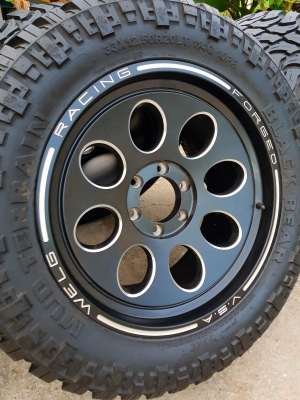 ขายล้อหยดน้ำขอบ 20 พร้อมยาง Mud 33"