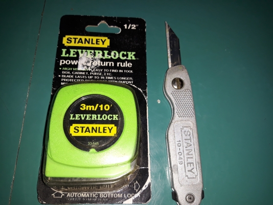 ขายมีดคัดเตอร์และตลับเมตรSTANLEY 199 MADE IN USA.ใหม่เก่าเก็บ