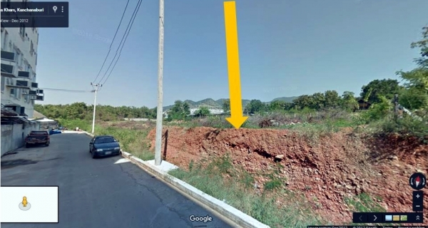 ที่ดินโฉนด 2 ไร่ ย่านตัวเมืองกาญจน์