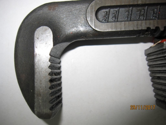 ประแจจับแป๊บ ขาเดี่ยว Ridgid Made in USA. ของแท้แน่นอน สภาพดีมาก