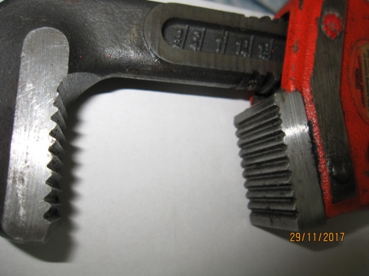 ประแจจับแป๊บ ขาเดี่ยว Ridgid Made in USA. ของแท้แน่นอน สภาพดีมาก