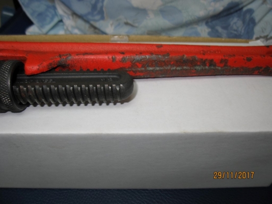 ประแจจับแป๊บ ขาเดี่ยว Ridgid Made in USA. ของแท้แน่นอน สภาพดีมาก