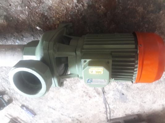 ขาย !! ปั้มน้ำหอยโข่งFORASของอิตาลี่ขนาด3kw.380v.ท่อ3.5"พร้อมใช้