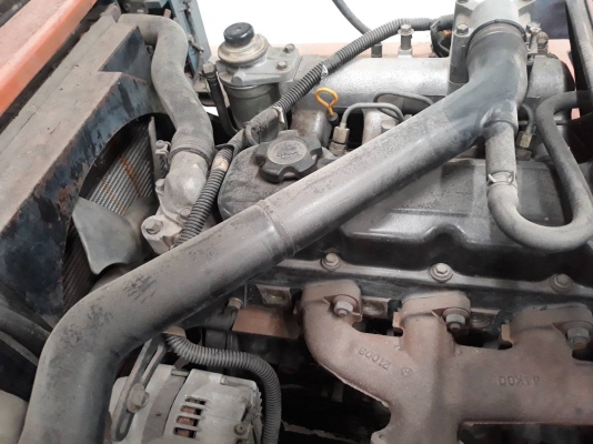 รถยกนิสสัน 2.5 ตัน เครื่องดีเซล เกียร์ออโต้ เสาสูง 4.75 เมตร ฟูลฟรีเข้าตู้ แผงงาสไลด์