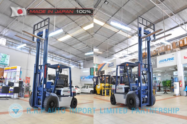 ขายรถโฟล์คลิฟท์มือสอง KOMATSU รุ่น FG20-252967 นำเข้าจากประเทศญี่ปุ่น 100\% ไม่เคยใช้งานในไทย