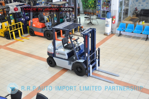 ขายรถโฟล์คลิฟท์มือสอง KOMATSU รุ่น FG20-252967 นำเข้าจากประเทศญี่ปุ่น 100\% ไม่เคยใช้งานในไทย
