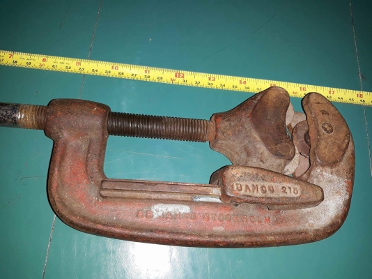 ขายคัตเตอร์ตัดท่อ BAHCO MADE IN SWEDEN.มือสองใหญ่หนักๆ