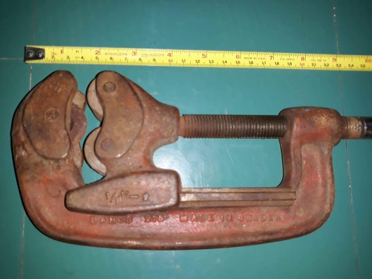 ขายคัตเตอร์ตัดท่อ BAHCO MADE IN SWEDEN.มือสองใหญ่หนักๆ