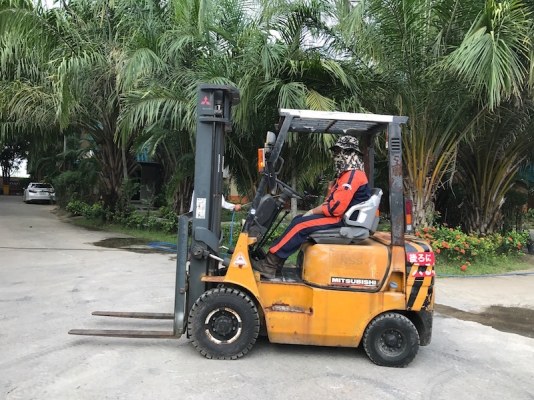 ขายFORKLIFT MITSUBISHI FG15(1.5ตัน) สวยเดิมจากญี่ปุ่น ยังไม่เคยใช้ในไทย 115,000เท่านั้น!!