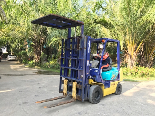 ขายFORKLIFT KOMATSU FG15-17(เสา3เมตร)(งาหนีบ)(งาสไลด์)(1.5ตัน) สวยเดิมจากญี่ปุ่น ยังไม่เคยใช้ในไทย 150,000เท่านั้น!!