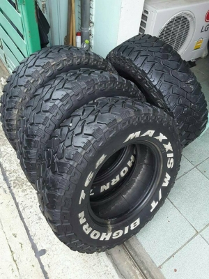 ยาง 32 นิ้ว Maxxis MT764 ขนาด 265-75-16 ปี15 สวยๆ 1ชุด