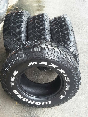 ยาง 32 นิ้ว Maxxis MT764 ขนาด 265-75-16 ปี15 สวยๆ 1ชุด ยาง 32 นิ้ว Maxxis MT764 ขนาด 265-75-16 ปี15 สวยๆ 1ชุด