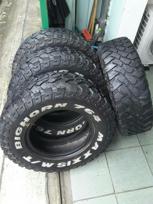ยาง 32 นิ้ว Maxxis MT764 ขนาด 265-75-16 ปี15 สวยๆ 1ชุด