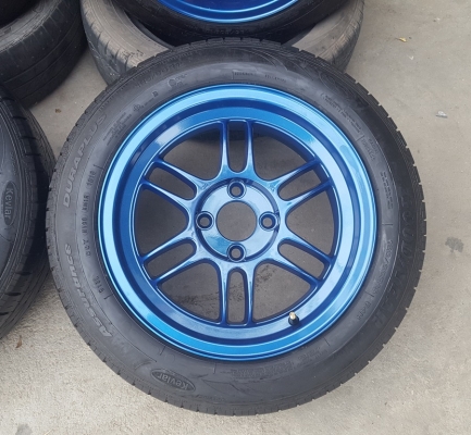 ล้อมือ2 Rpf1 ขอบ15 น้ำเงินแก้ว หน้า7หลัง8 ยางปี16 4 ล้อ