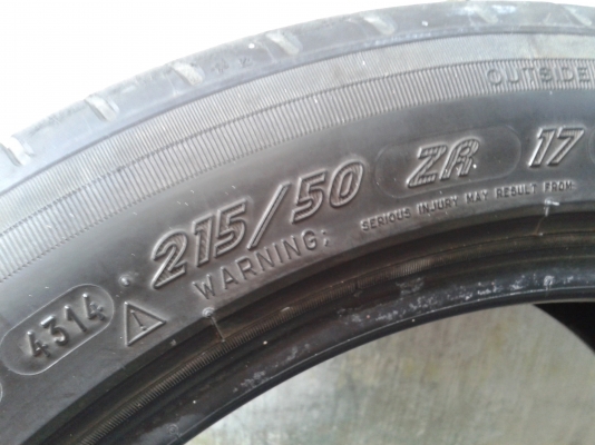 ขายมิชลิน215-50-17ปลายปี14 ขายมิชลิน215-50-17ปลายปี14