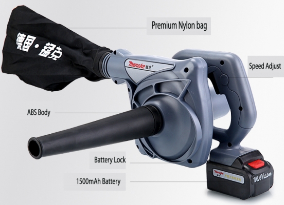 ES06 เครื่องเป่า-ดูด ฝุ่น ไร้สาย ตัวแรง 14.4v