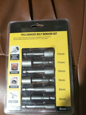 SX09 ชุดถอนเกลียวน็อตหัวเสีย M5-M13 สำหรับงานน็อตสกรูขนาดเล็ก รุ่นใช้ง่ายไม่ต้องเจาะรู SX09 ชุดถอนเกลียวน็อตหัวเสีย M5-M13 สำหรับงานน็อตสกรูขนาดเล็ก รุ่นใช้ง่ายไม่ต้องเจาะรู