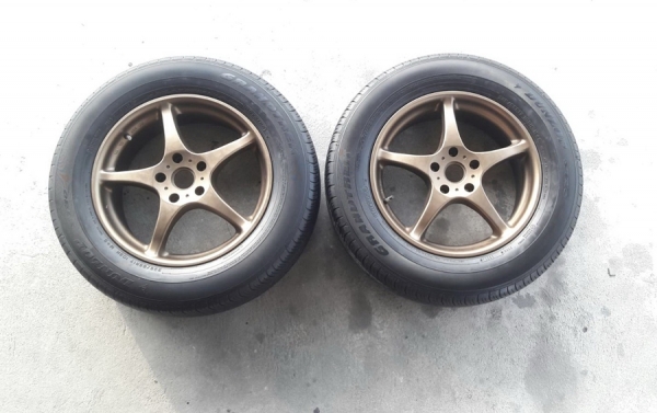 ล้อSSR 5รู ขอบ17 ยาง225/65/17  ปี14  4 ล้อ