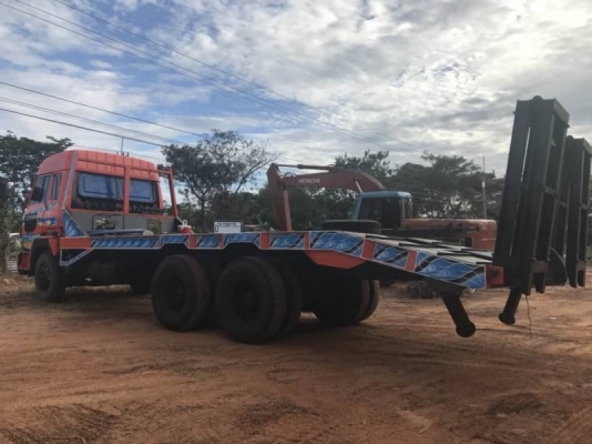 ขาย 585,000 บาท HINO PROFIA 2 เพลา หางเหล็ก ไอบีม หน้า 8 สอด 6 (ต่อใหม่ มีบันไดไฮโดรลิก) เครื่อง K13