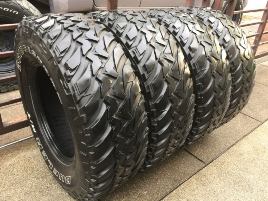 ยาง MT Bridgestone 225 75 16 ปี15 ดอกเต็ม ใช้ยาว ราคาไม่แพง