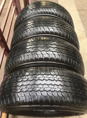 ยาง Dunlop 265 65 17 ปี16 ดอกเต็ม ไม่มีปะ เนื้อนิ่มๆ ใช้ยาว ราคาไม่แพง ยาง Dunlop 265 65 17 ปี16 ดอกเต็ม ไม่มีปะ เนื้อนิ่มๆ ใช้ยาว ราคาไม่แพง