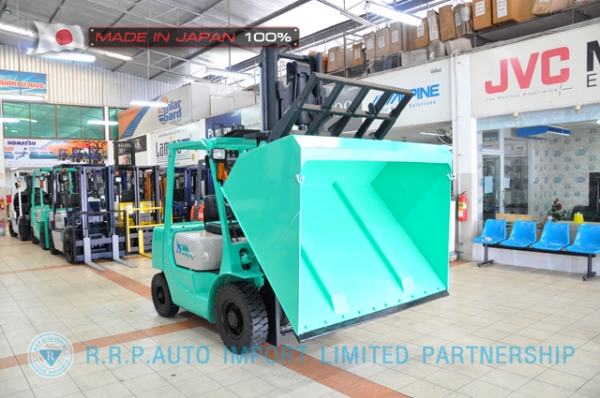 ขายรถโฟล์คลิฟท์มือสอง MITSUBISHI รุ่น KFG25-55065 นำเข้าจากประเทศญี่ปุ่น 100\% ไม่เคยใช้งานในไทย