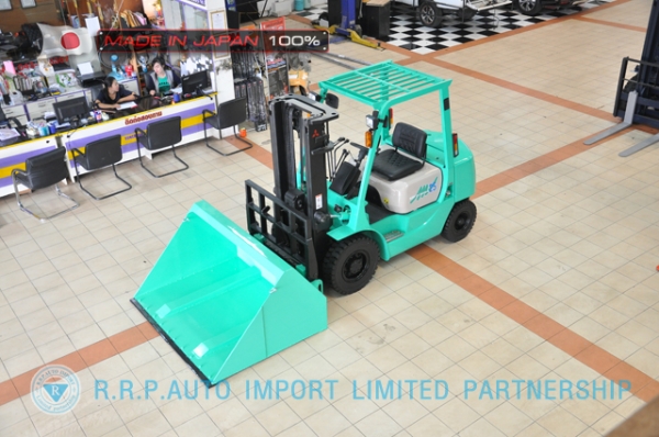 ขายรถโฟล์คลิฟท์มือสอง MITSUBISHI รุ่น KFG25-55065 นำเข้าจากประเทศญี่ปุ่น 100\% ไม่เคยใช้งานในไทย