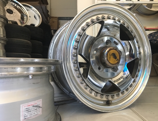 ขายล้อ LODIODRIVE 3 ชิ้นแท้ 15x6.5&quot; ET+42 5/114.3 ประมูลญี่ปุ่น