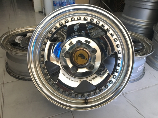 ขายล้อ LODIODRIVE 3 ชิ้นแท้ 15x6.5&quot; ET+42 5/114.3 ประมูลญี่ปุ่น